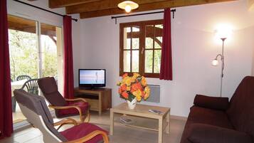 Télévision, lecteur de DVD, baby-foot, table de tennis de table