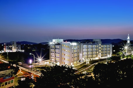 Front of property - evening/night