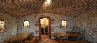 Holiday home on the vineyard, rustic, with a fireplace