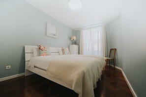 1 bedroom, iron/ironing board, travel crib, free WiFi