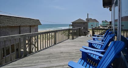 Sunrise Cottage- Excellent Ocean Views- Steps to Beach- Community Pool