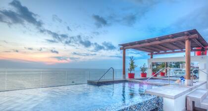 V177 LUXUS 1892 QM 2 SCHLAFZIMMER-WOHNUNG ROMANTISCHE ZONE 1/2 BLOCK LOS MUERTOS BEA