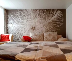 1 bedroom, bed sheets - Apartment Schwanenblick (Breege)