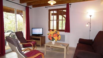 Télévision, lecteur de DVD, baby-foot, table de tennis de table