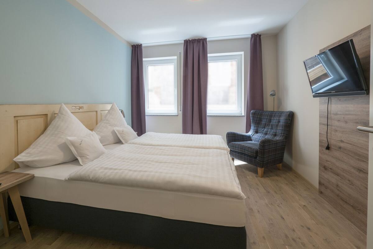 Appartement (Spätlese) | 1 slaapkamer, een bureau, geluiddichte muren, gratis wifi