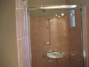 Regadera y secadora de cabello 