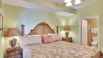 2 bedrooms, travel crib, WiFi, bed sheets