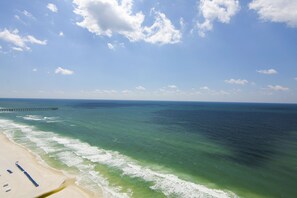 On the beach - Relax in this ocean-view 2BR condo at Tidewater, Panama City Beach. (Panama City Beach)