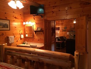 Fernseher, Kamin, Videospiele, DVD-Player