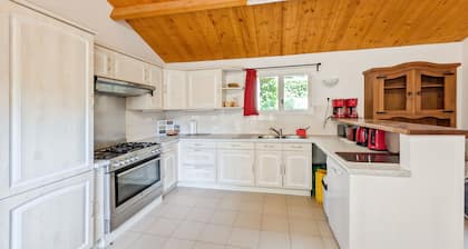 Large family cottage in Holiday Resort 4* swimming pool, spa, tennis, games, bar