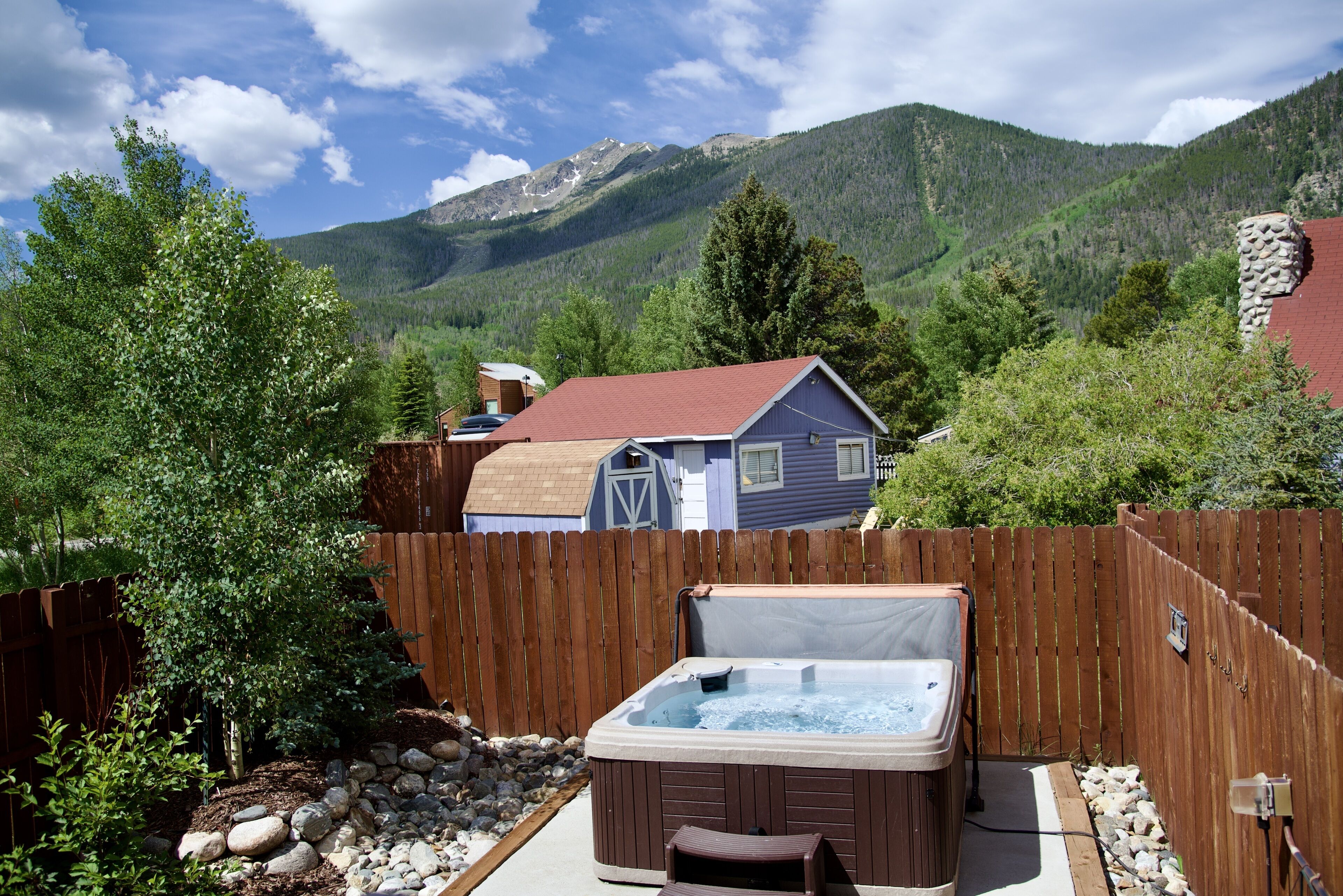 Bain à remous extérieur