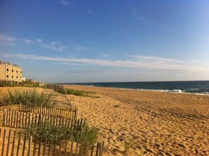 On the beach