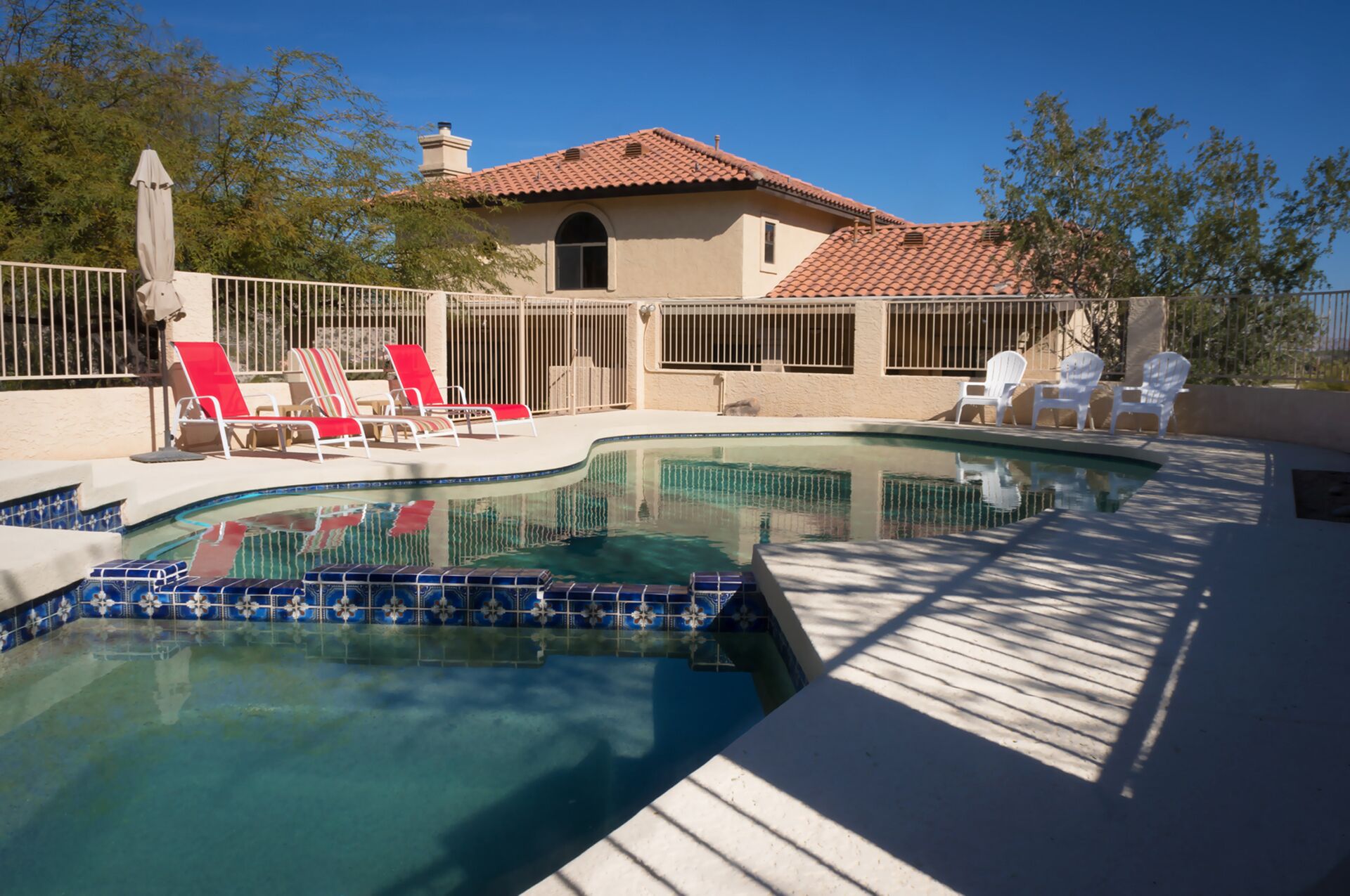 Estrella Mtn Custom 3bed/3BA/Slps 8/Pool/Spa/Gas Firepit/Golf/Views