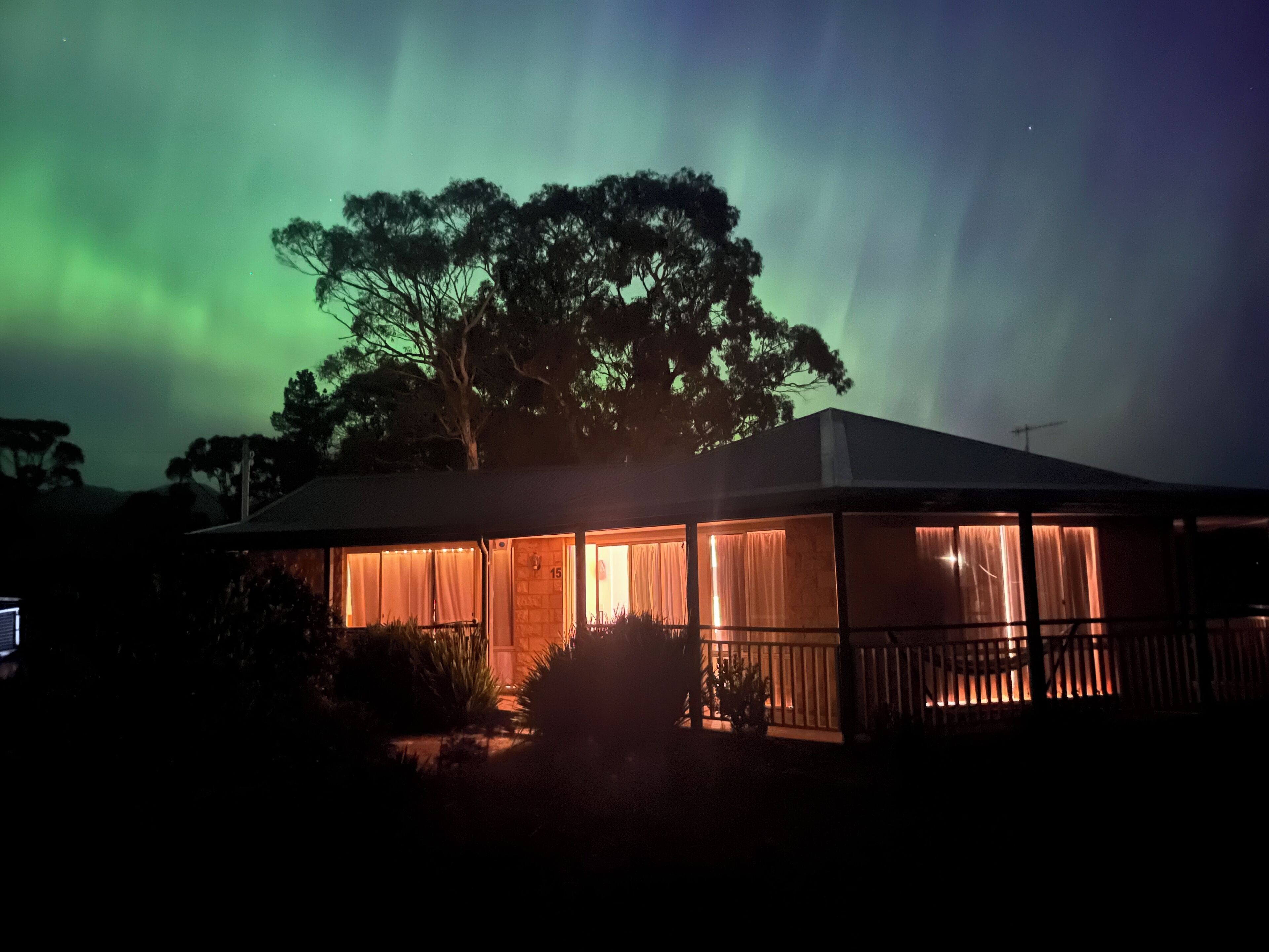 Aurora Australis over the Orford Getaway