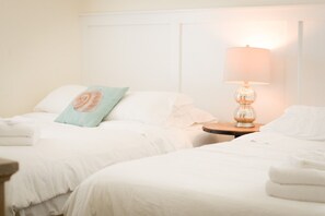3 bedrooms, desk, iron/ironing board, travel cot