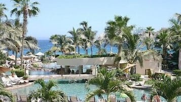 Una piscina riscaldata