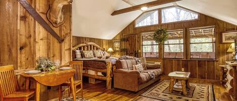 Televisión, chimenea y reproductor de DVD