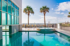 Indoor pool, a heated pool - Seawind 1409 | Gulf Shores, AL (Gulf Shores)