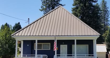The Mountain House at the base of Mount Shasta