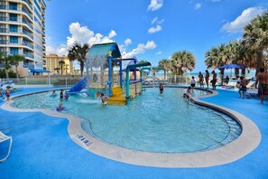 Indoor pool, outdoor pool