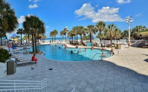 Indoor pool, outdoor pool