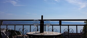 Villa Allegra i Lovran, Superior-lejlighed 109, privat balkon - havudsigt 