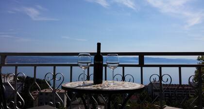 Villa Allegra in Lovran, Superior Apartment 109, Private balcony- Sea view