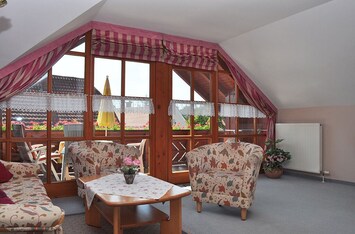 Suite (58qm) mit großem Balkon und WLAN
