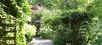 Garden House located on one acre in the heart of the city