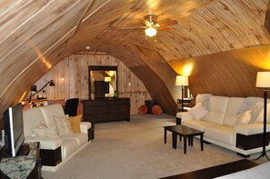 TV, fireplace, DVD player