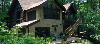 Magnifique, randonnée privée / VTT / retraite d'hiver dans les bois