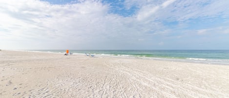 On the beach