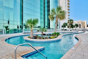 Indoor pool, a heated pool