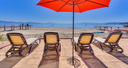 Lake Front Home omalla rannallasi ja porealtaalla - North Lake Tahoe