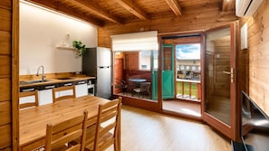 Family Chalet, 2 Bedrooms, Non Smoking, Garden Area | View from room - Breakfast at Tiffany's Pension (Seogwipo)