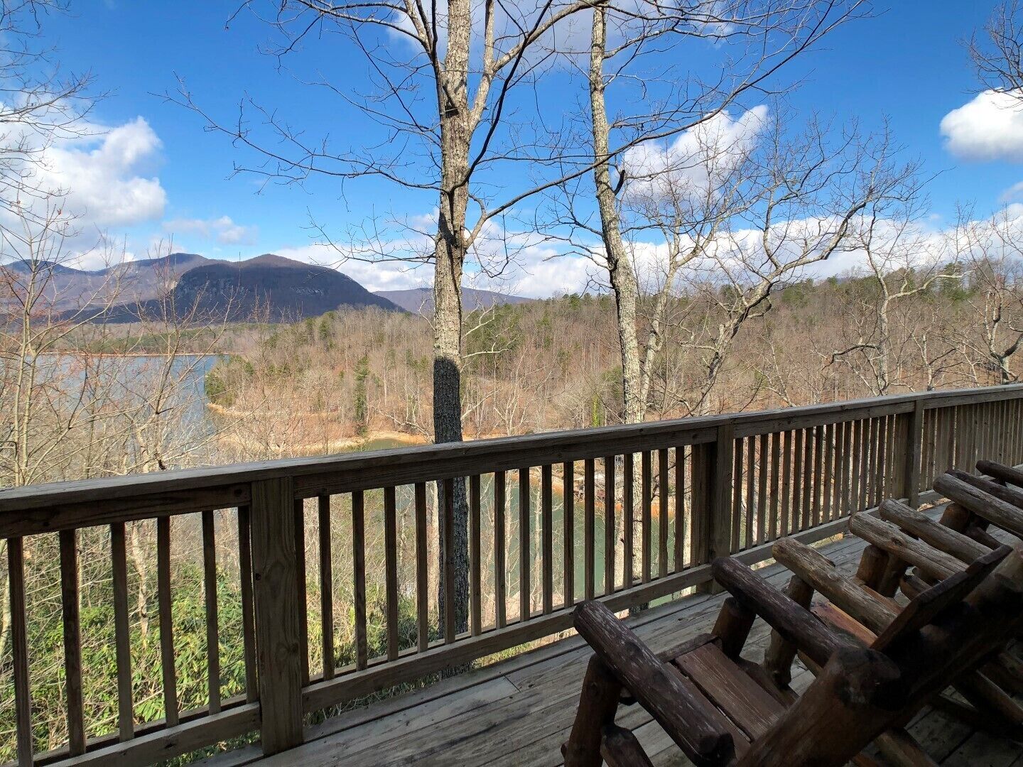 Bearmoon - King beds~WiFi-log cabin-seasonal lake views