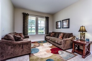 TV, DVD player, table football - Rent Your Own 5 Star Villa in Orlando, West Haven, Villa Orlando 1825 (Davenport)