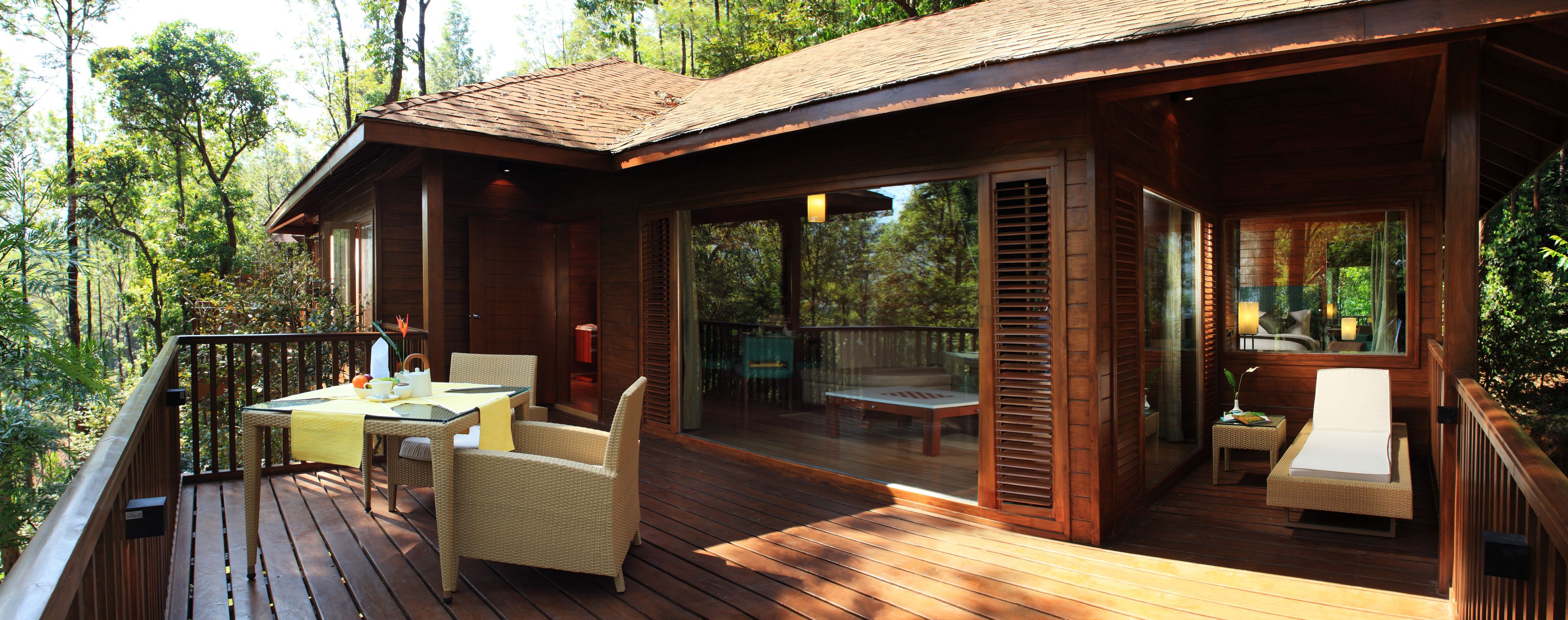 Casa de campo senior | Balcón