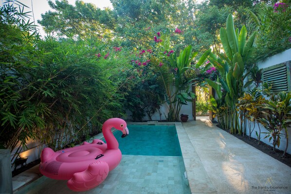 Garden view - The Bambu Huts (Gili Air)