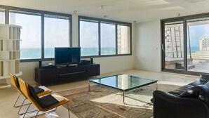 Cobertura elite, 5 quartos | Sala de estar