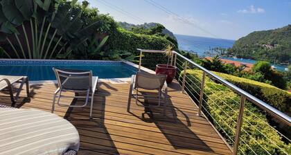 Couples Retreat-Private Pool-Scenic View@Marigot Bay& Envions-Mins to Beach-2BR