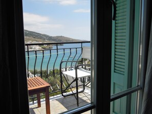 Double Room, Balcony, Sea View | View from room - Blue Dolphin (Andros)