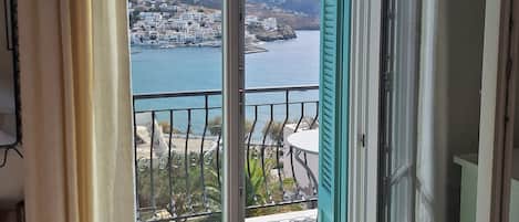 Double Room, Balcony, Sea View | View from room