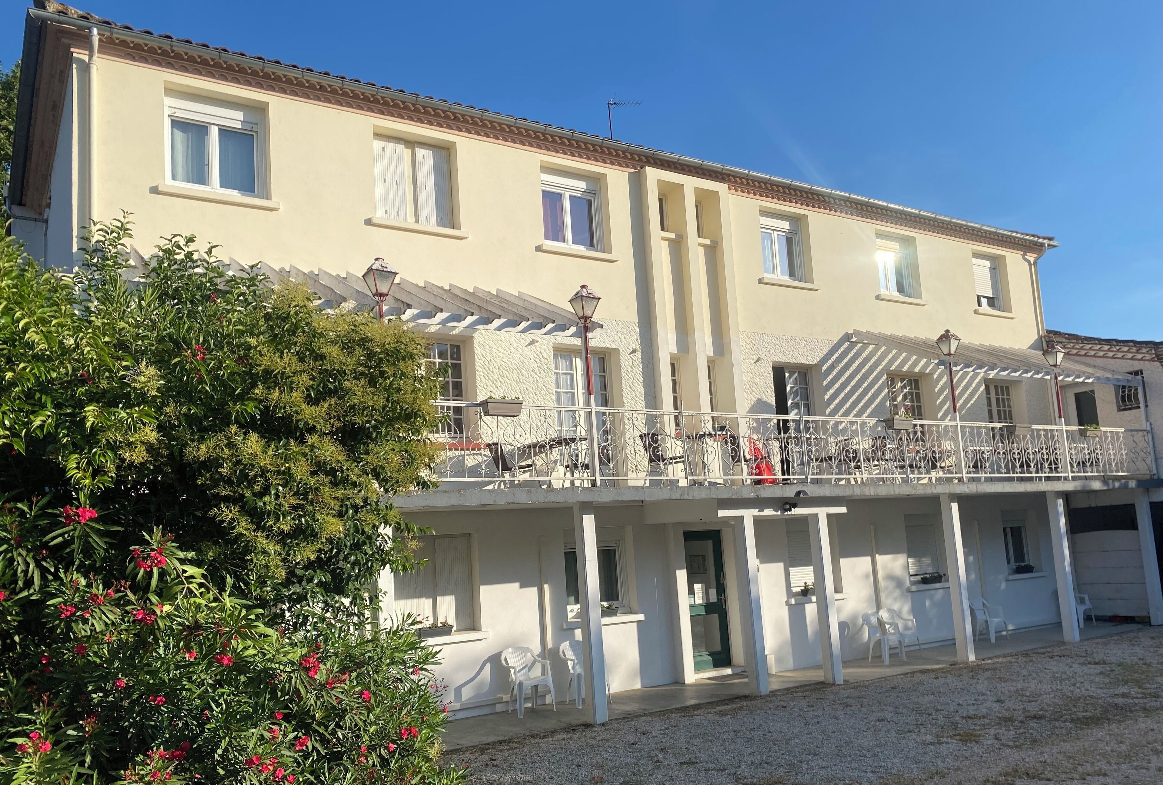 Voorkant van accommodatie