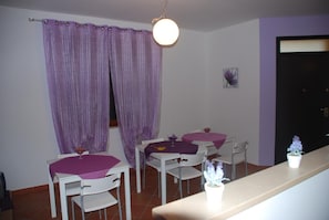 Restauration dans la chambre