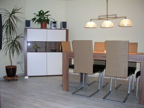 Apartament, amb bany privat, vistes al jardí (mit Terrasse ) | 1 dormitori