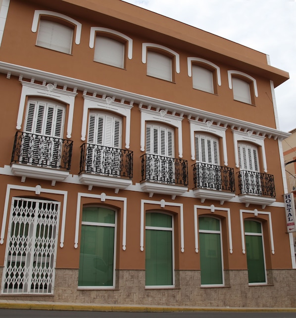Façade de l’hébergement