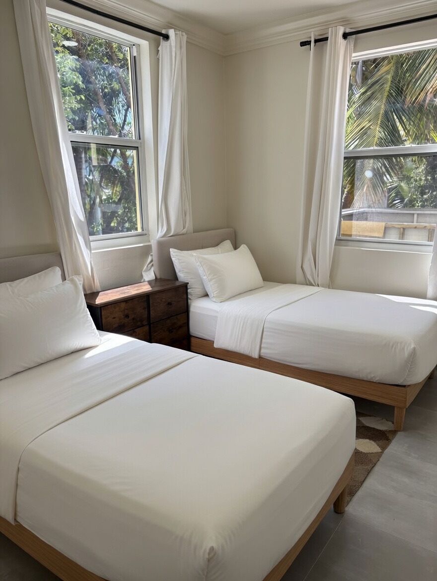 2 間睡房、熨斗/熨衫板、可攜式嬰兒床、免費 Wi-Fi