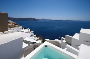 SophOia 2 Cave Suite with Outdoor Plunge Pool & Caldera View | View from room - Sophia Oia View (Santorini)