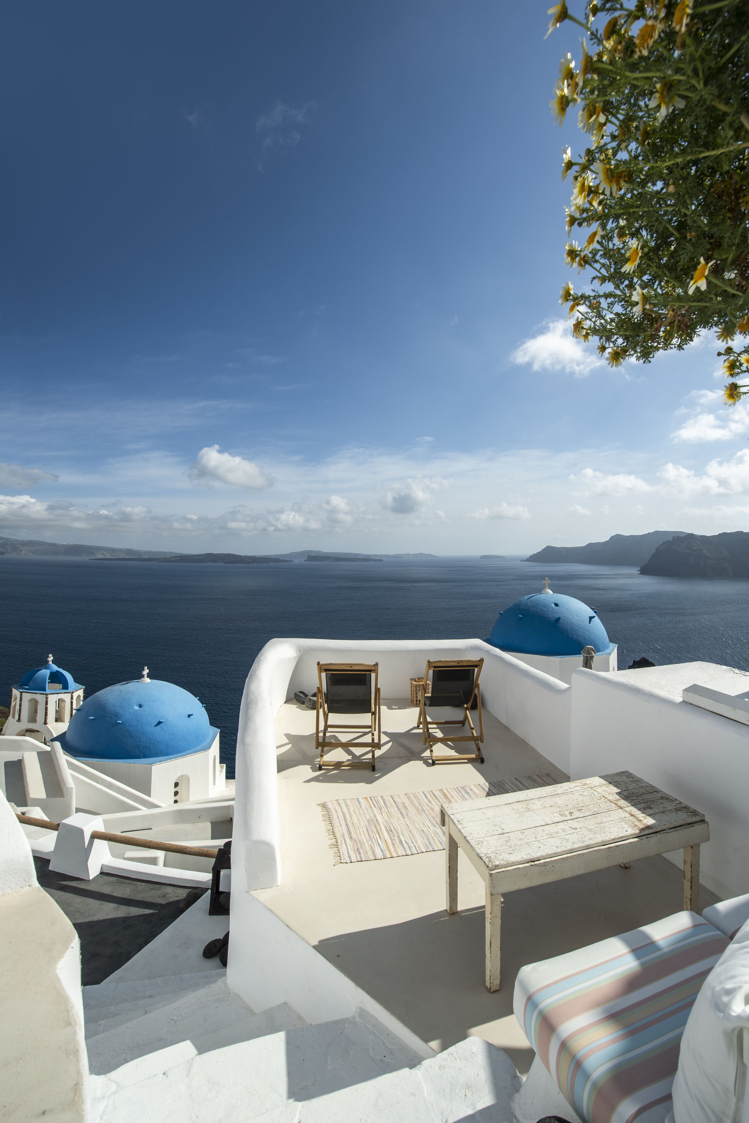 Superior Cave Room with Indoor Plunge Pool & Caldera View | Balcony view